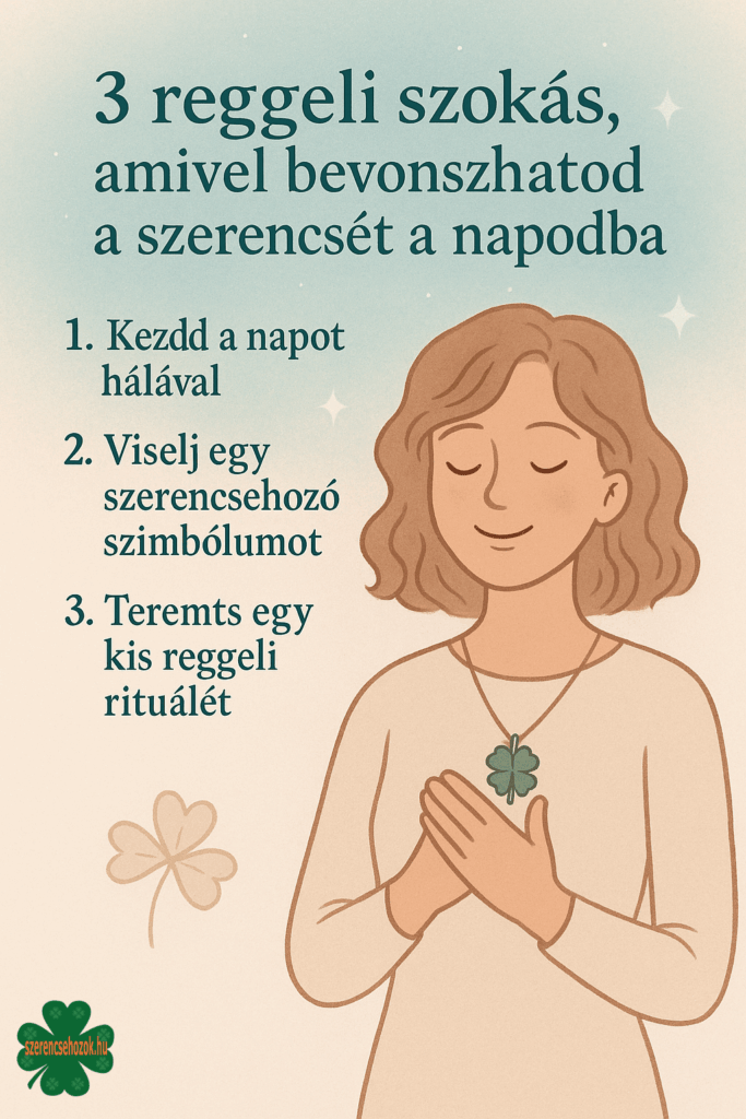 3 reggeli szokás, amivel bevonzhatod a szerencsét a napodba 3 reggeli szokás