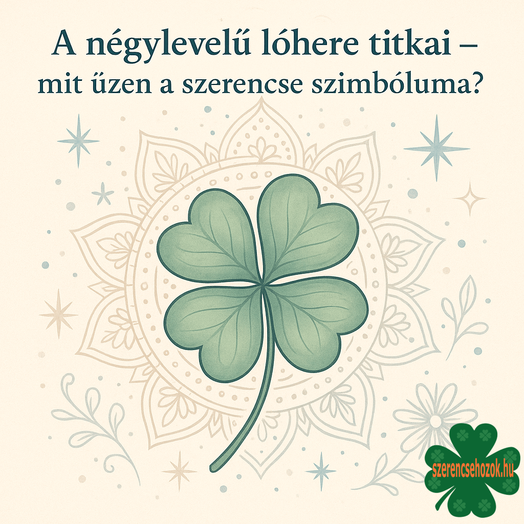 A négylevelű lóhere titkai – mit üzen a szerencse szimbóluma? a négylevelű lóhere titkai